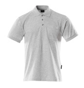 00783-260-08 Polo con tasca sul petto - grigio melange