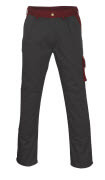 00979-430-88802 Pantaloni con tasche porta-ginocchiere - antracite/rosso