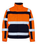 07109-860-141 Giacca - arancio hi-vis/blu navy