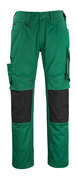 12179-203-0309 Pantaloni con tasche porta-ginocchiere - verde/nero