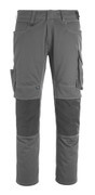 12179-203-1809 Pantaloni con tasche porta-ginocchiere - antracite scuro/nero