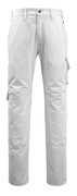 14579-197-06 Pantaloni con tasche porta-ginocchiere - bianco