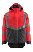 15501-231-14010 Giacca antivento - arancio hi-vis/blu navy scuro
