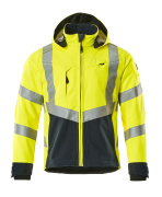 15502-246-14010 Giacca Softshell - arancio hi-vis/blu navy scuro