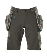 17149-311-09 Pantalone corto con tasche esterne - nero