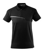 17283-945-09 Polo con tasca sul petto - nero