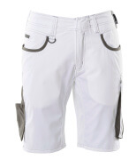 18349-230-0618 Pantalone corto - bianco/antracite scuro