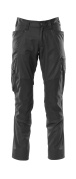 18379-230-09 Pantaloni con tasche porta-ginocchiere - nero