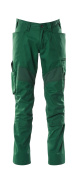 18579-442-03 Pantaloni con tasche porta-ginocchiere - verde