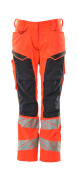 19578-236-14010 Pantaloni con tasche porta-ginocchiere - arancio hi-vis/blu navy scuro
