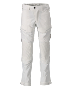 22279-605-2289 Pantaloni con tasche porta-ginocchiere - bordeaux/grigio pietra