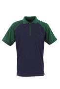 50302-260-13 Polo con tasca sul petto - blu navy/verde