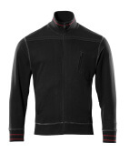 50353-834-09 Felpa con chiusura lampo - nero
