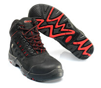 F0025-901-0902 Stivali antinfortunistiche - nero/rosso