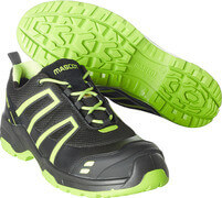 F0124-773-0917 Scarpe antinfortunistiche - nero/verde lime