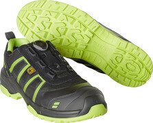 F0125-773-0917 Scarpe antinfortunistiche - nero/verde lime